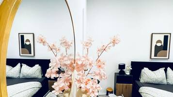 1 habitación y ropa de cama