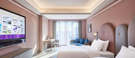 Chambre supĂ©rieure, 2 lits jumeaux | SystĂšme dâinsonorisation