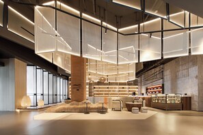 Lobby lounge - Novotel Yinchuan Lanxigu (Yinchuan)