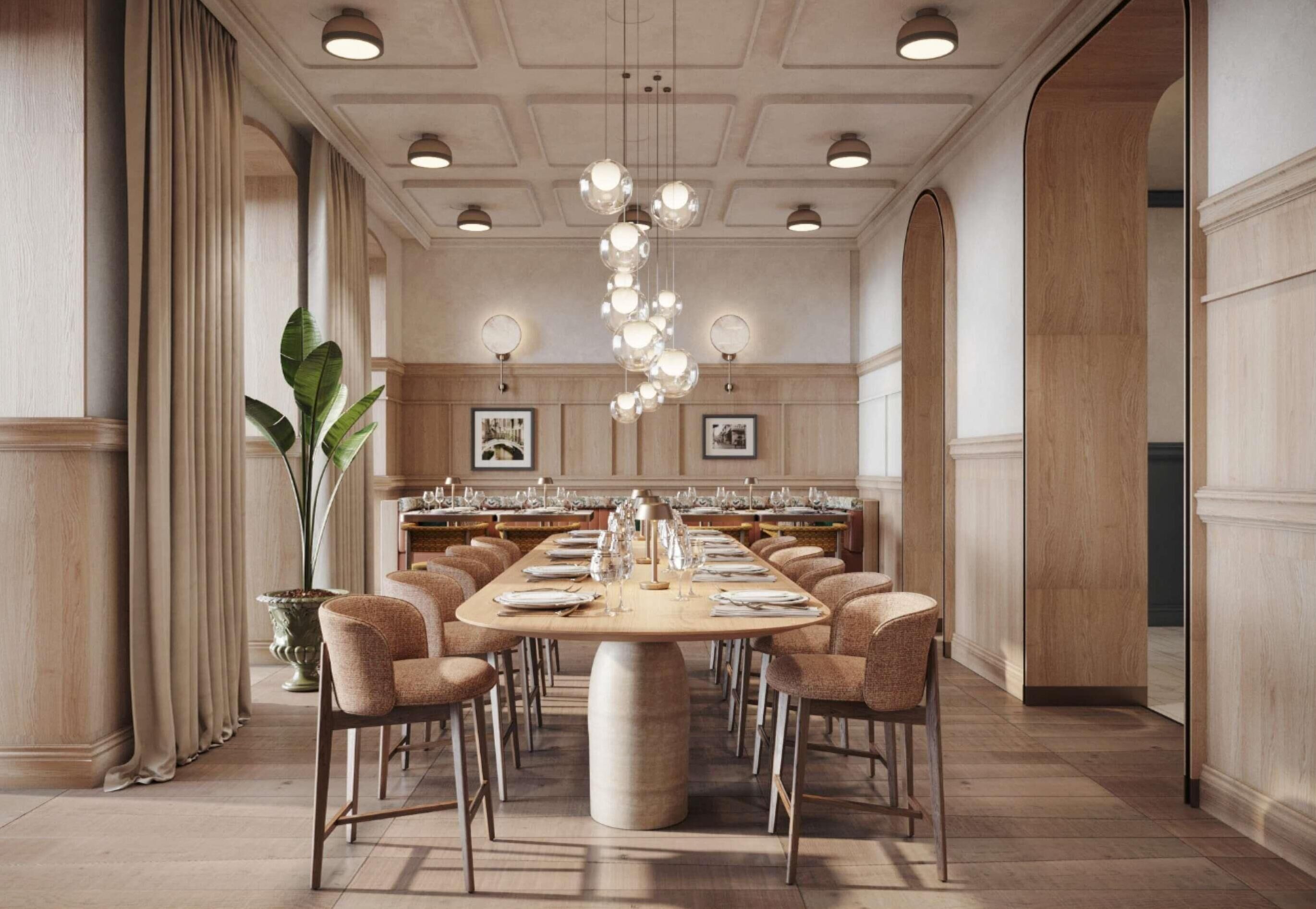 Se sirven desayunos, almuerzos y cenas; cocina internacional