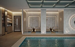 2 สระว่ายน้ำในร่ม