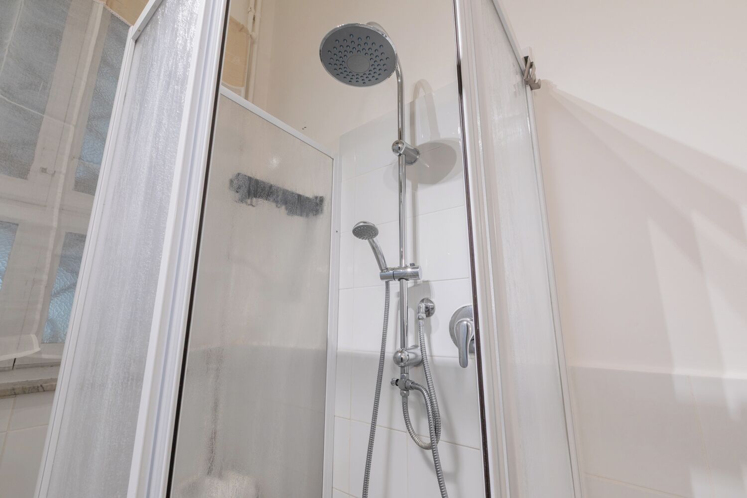 Studio, 1 Double Bed with Sofa bed | Bathroom | Shower, hair dryer, towels, soap