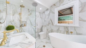 Shower, hair dryer