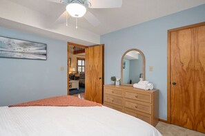 Desk, iron/ironing board, travel cot, WiFi