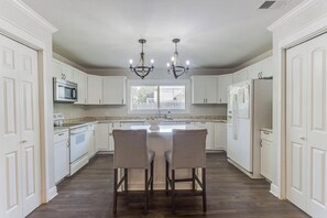 Fridge, microwave, oven, stovetop - Sand & Surf Nearby! | 3BR w/ Kitchen + Fenced Yard (Waveland)