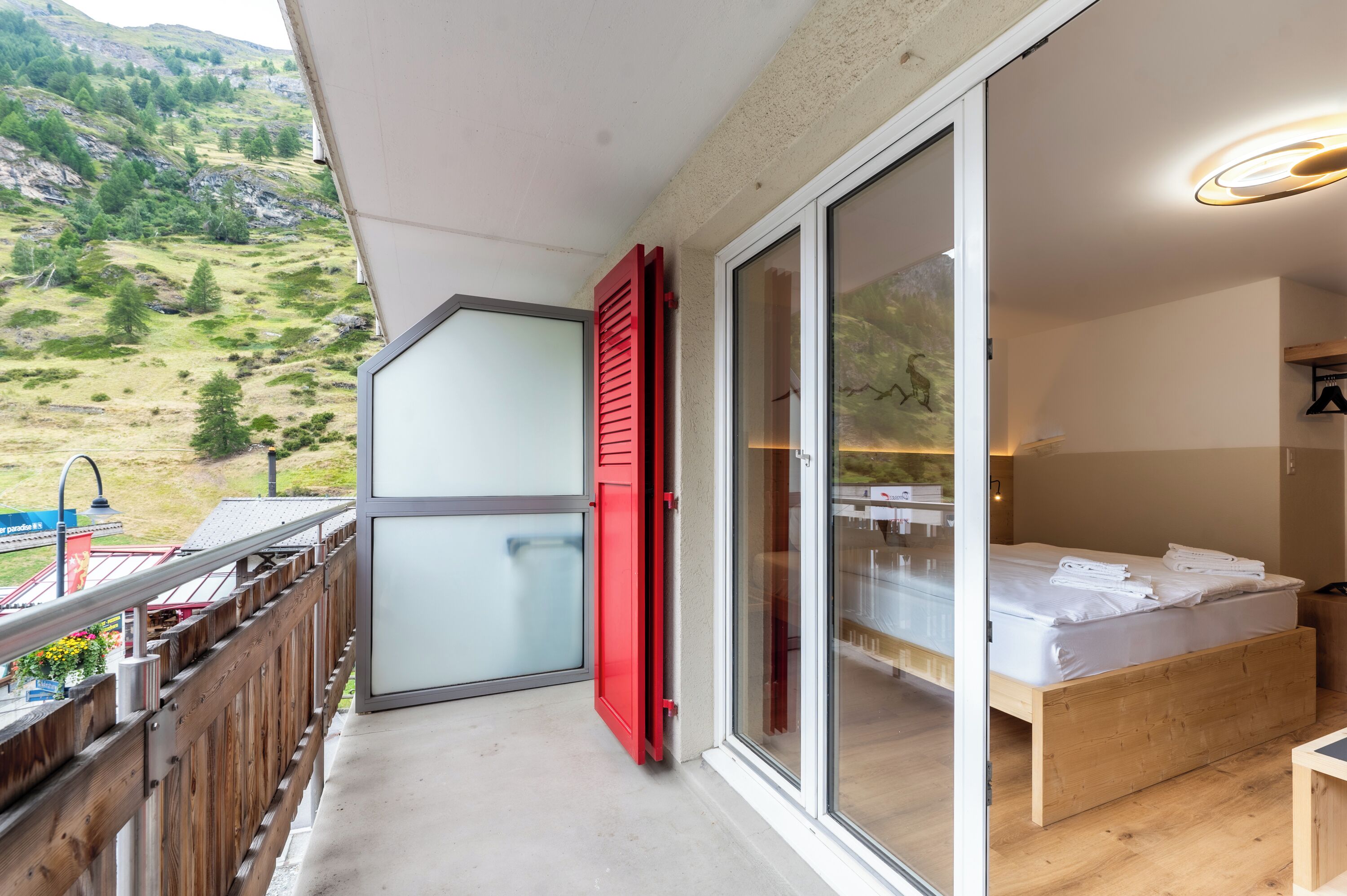 Studio Deluxe, ban công, quang cảnh núi | Hiên