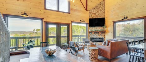 Luksus-hus - ikke-ryger - søudsigt | Opholdsområde