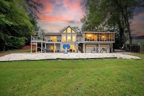 Exterior - Heated Pool, Hot Tub, Game Rm, Boat Dock, Lakefront Views (Lake Norman of Catawba)