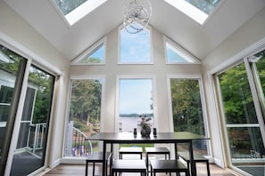 Dining - Heated Pool, Hot Tub, Game Rm, Boat Dock, Lakefront Views (Lake Norman of Catawba)
