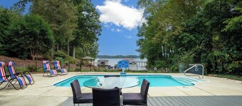 Heated Pool, Hot Tub, Game Rm, Boat Dock, Lakefront Views