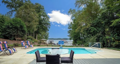 Heated Pool, Hot Tub, Game Rm, Boat Dock, Lakefront Views
