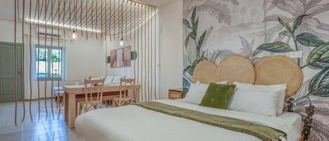 Studio, 1 lit double, coin cuisine, vue montagne | Fer et planche à repasser, Wi-Fi gratuit