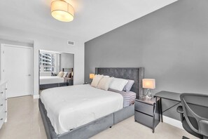 Condo, Balcony, City View | Iron/ironing board, free WiFi