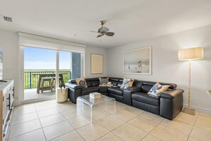 Condo, Multiple Beds (Oceanwalk 17-502) | Living area - Oceanwalk 17-502 (New Smyrna Beach)