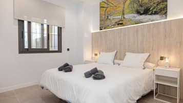 2 slaapkamers, een strijkplank/strijkijzer, wifi, beddengoed