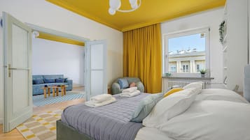 Bügeleisen/Bügelbrett, kostenloses WLAN, Bettwäsche