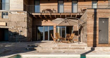 Maison de vacances 'Casa Da AvĂł CustĂłdia' avec vue montagne, Wi-Fi et climatisation