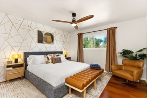 4 bedrooms, in-room safe, iron/ironing board, travel crib