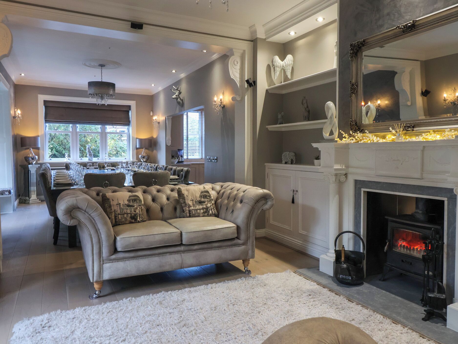 Casa de campo | Área de sala de estar