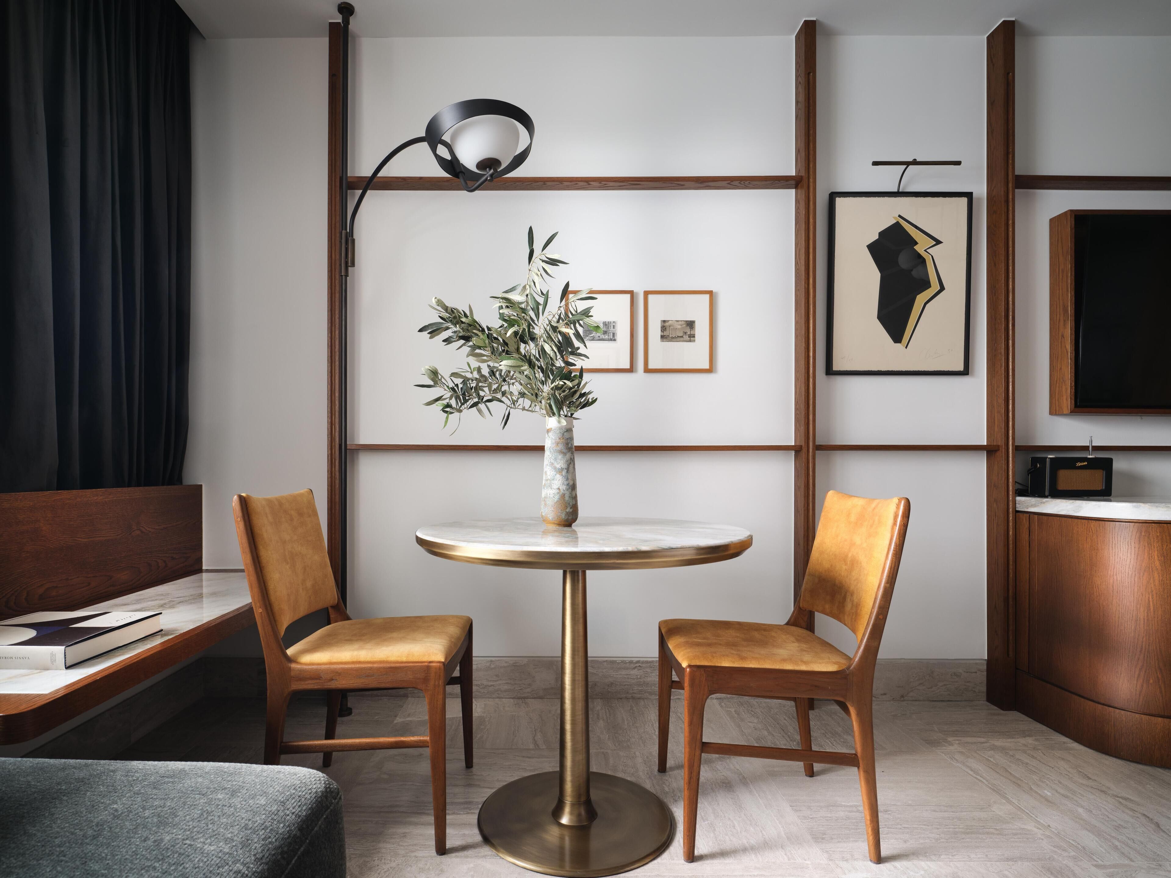 Hypo-allergenic bedding, minibar, in-room safe, laptop workspace