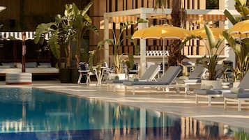 Indoor pool, seasonal outdoor pool