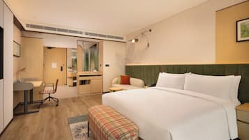 Kamer, 1 kingsize bed (High Floor) | Donzen dekbedden, bedden met traagschuimmatras