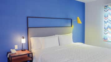 Premium bedding, Select Comfort beds, in-room safe, blackout drapes