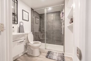 Hair dryer, towels, soap, toilet paper - 5BR Home in Nepean Ottawa (Ottawa)
