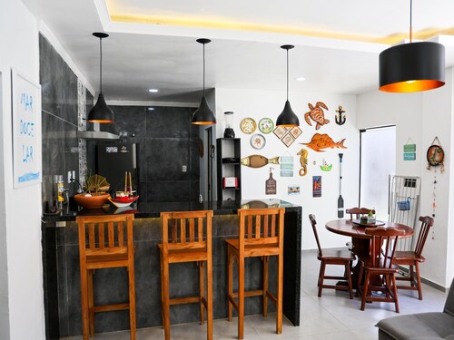 House in Praia Dos Anjos, 250m from the beach with air conditioning