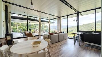 Télévision, cheminée