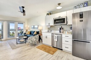 House, Multiple Beds, Balcony (White House on Flagler Beach - All) | Private kitchen | Dining tables