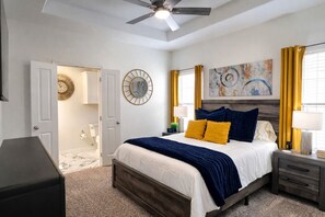 2 chambres, bureau, Wi-Fi, literie fournie