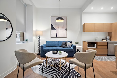 Classic Apartment, 1 Bedroom | Living area | Smart TV