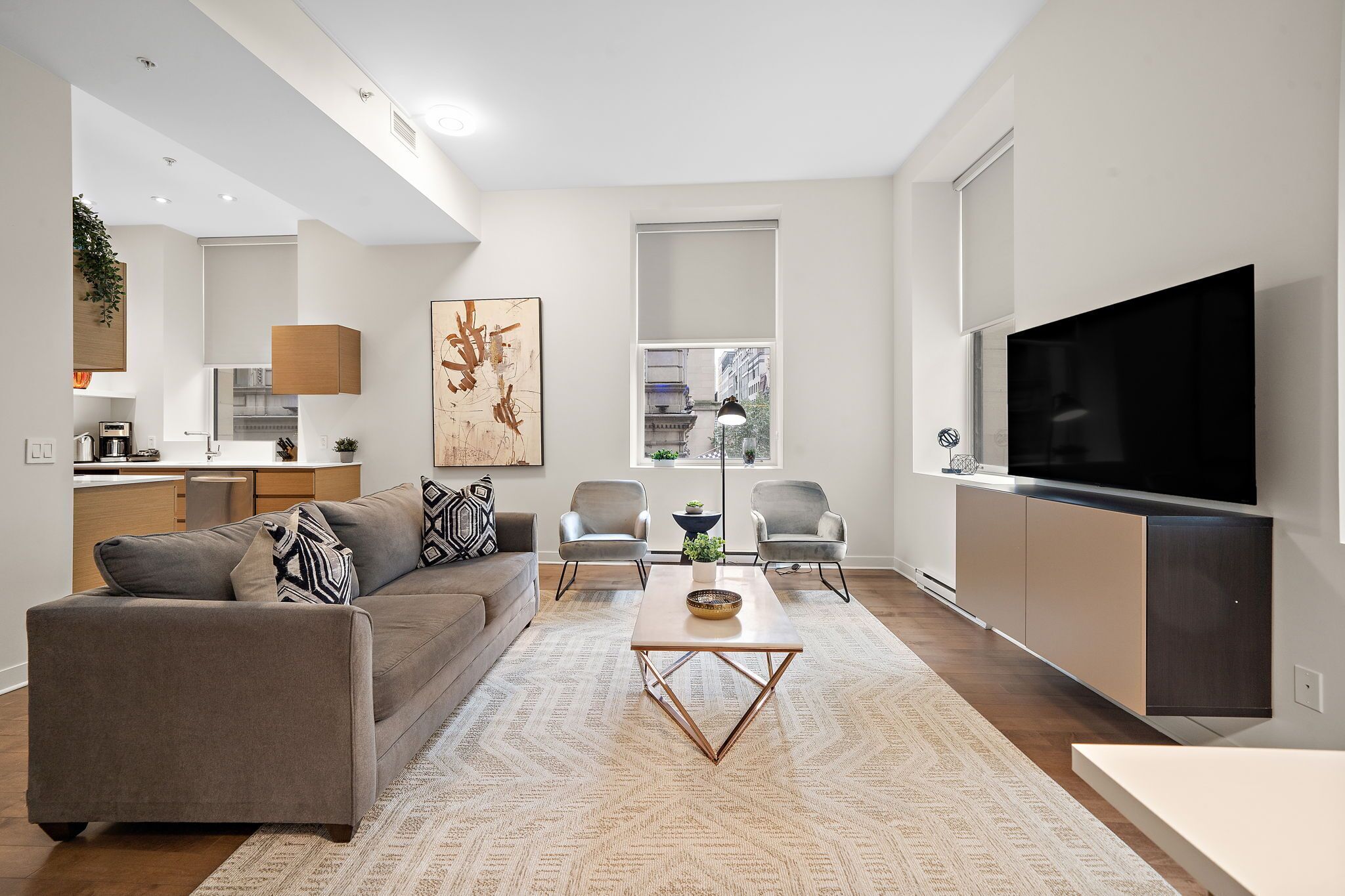 Standard Apartment, 1 Bedroom | Living area | Smart TV