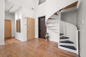Superior Apartment, 3 Bedrooms | Living area | Smart TV - Nomad Saint Jacques (Montreal)