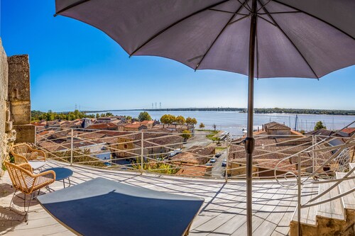 Appartement 'Bellevue' avec Wi-Fi et climatisation