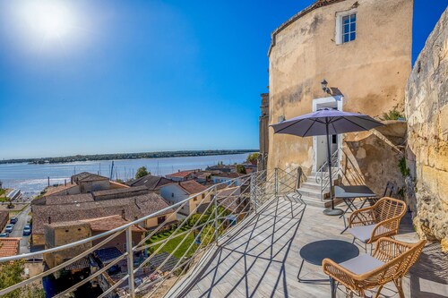 Appartement 'Bellevue' avec Wi-Fi et climatisation