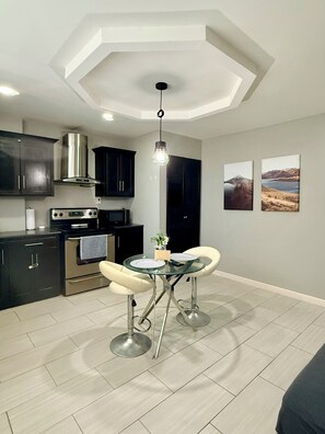 Dining - Quiet retreat 2-bedroom apartment with AC in charming Orange Valley, Couva (Orange Valley)