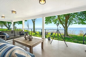 Terrace/patio - The Waterfront Retreat- *With Sauna and Hot Tub!* (Chestertown)
