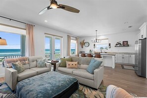 TV - Flagler Beachfront Condo With Balcony Over Ocean View (Flagler Beach)