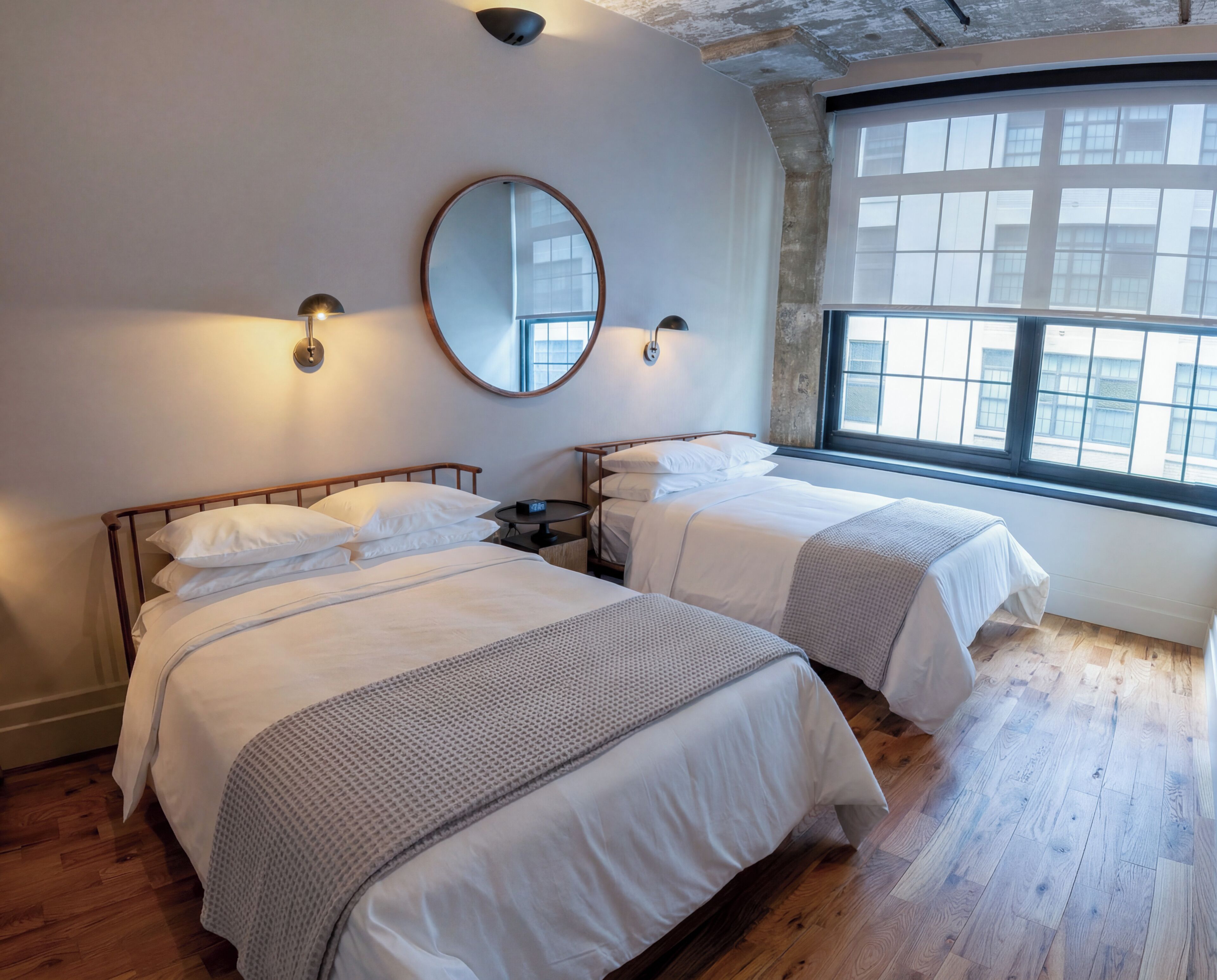 Blackout drapes, soundproofing, iron/ironing board, free WiFi