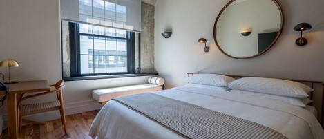 Blackout drapes, soundproofing, iron/ironing board, free WiFi