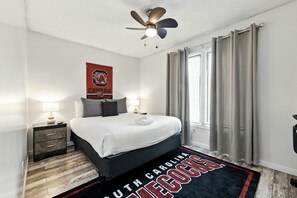 3 bedrooms, iron/ironing board, WiFi, bed sheets