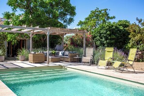 Pool - Stunning Gite with Private Pool and Large Garden (Neffiès)