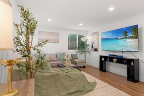 Smart TV, video games, books, music library