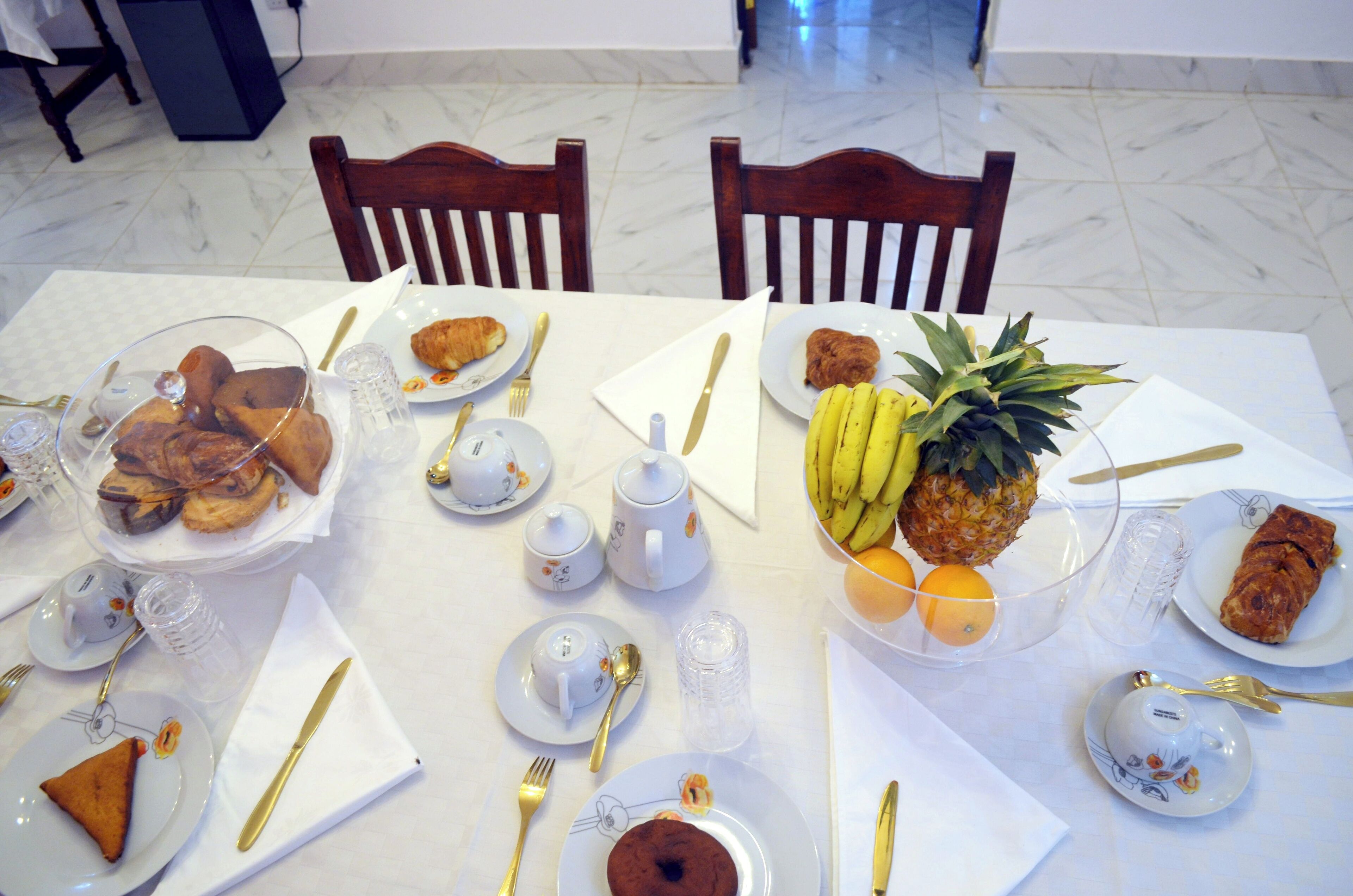 Frokostbuffé er inkludert hver dag