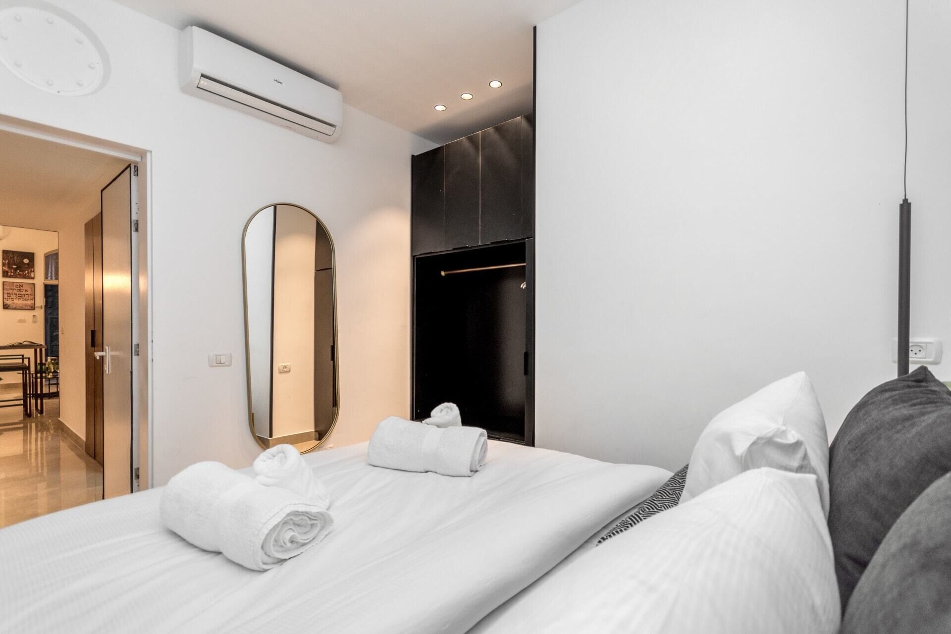 1 bedroom, iron/ironing board, bed sheets