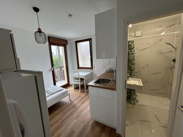 1 غرفة نوم وواي فاي وملاءات أسرّة