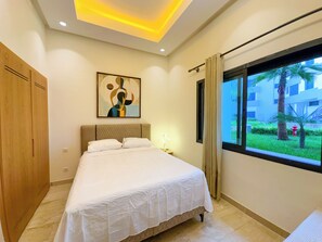 Deluxe Studio, Garden View | Iron/ironing board, free WiFi - Cozy Luxurious Bourgogne Studio (Casablanca)