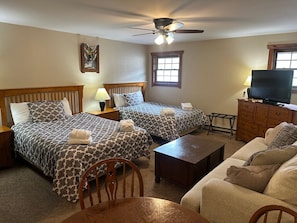 1 室のベッドルーム、WiFi、ベッドシーツ